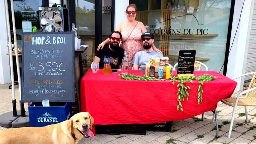 fête de Saint-Gély, stand de service Hop & Brol.