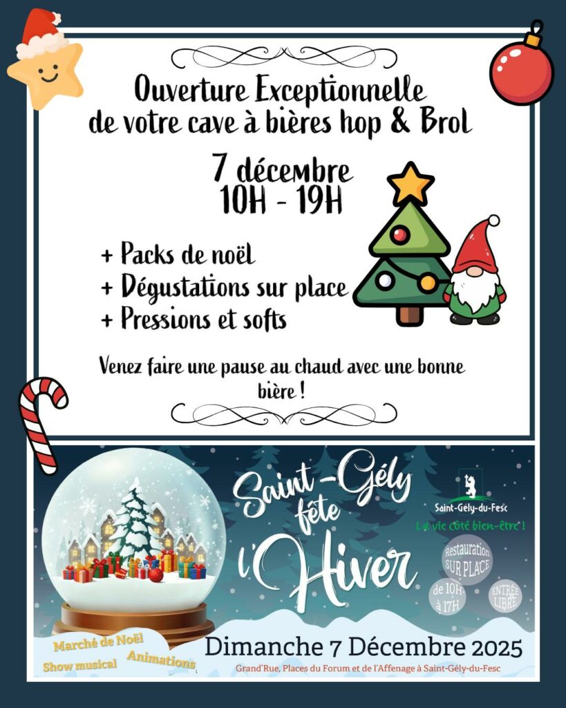 ouverture exceptionnelle 7 décembre 2025 marché de noël